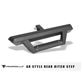 Armordillo AR Drop Step Hitch Step for Class 4 Trailer Hitch in Satin Black Heavy Duty|2" Receiver Hitch Step|8718704