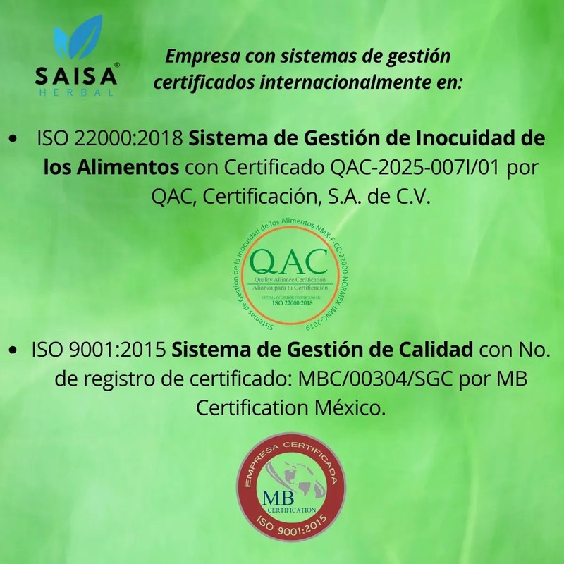 Moringa Saisa Herbal 100 Cápsulas Suplemento Alimenticio