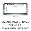 Smooffly Vintage Black American Flag License Plate Frame, American Flag