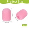 10 Pack Pink Mini Size Lapel Headset Microphone Windscreen Foam