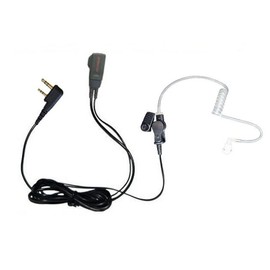 ICOM Earphone Microphone for ICOM L Type 2 Pin Transparent Tube In Ear Clip Microphone Earphone Microphone for IC-4120 IC-4120BT IC-4110 IC-4110D IC-4188D IC4100 IC4100D IKB-3000 KB-2000 [HM-17] 7L Compatible Part Number: FGTU-IL(for ICOM)