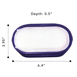 MaximalPower Replacement Filter for Dyson Vacuums DC30 DC31 DC34 DC35 DC44 DC45 DC56 | Works with Dyson Canister, Bagless Cordless, Animal, Handheld & More (2 Pack Filter)