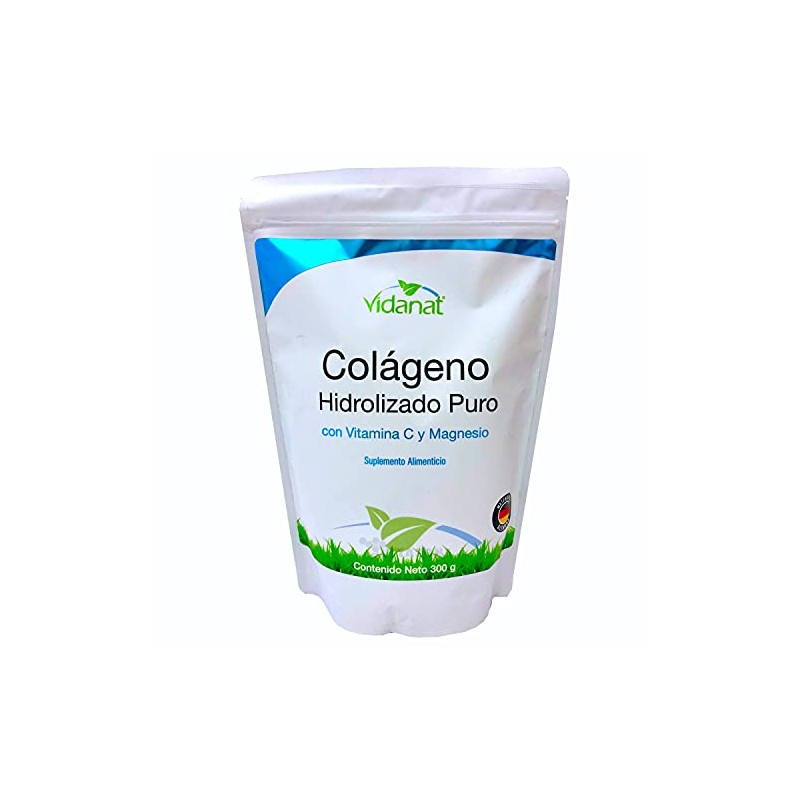 Colágeno Hidrolizado Puro con Vitamina C y Magnesio 300 grs