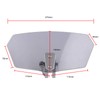 Bohaner Motorcycle Windscreen Smoke Wind Deflector Clip-on Wind Shield Attachment