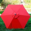 Blissun 7.5 ft Patio Umbrella, Yard Umbrella Push Button Tilt