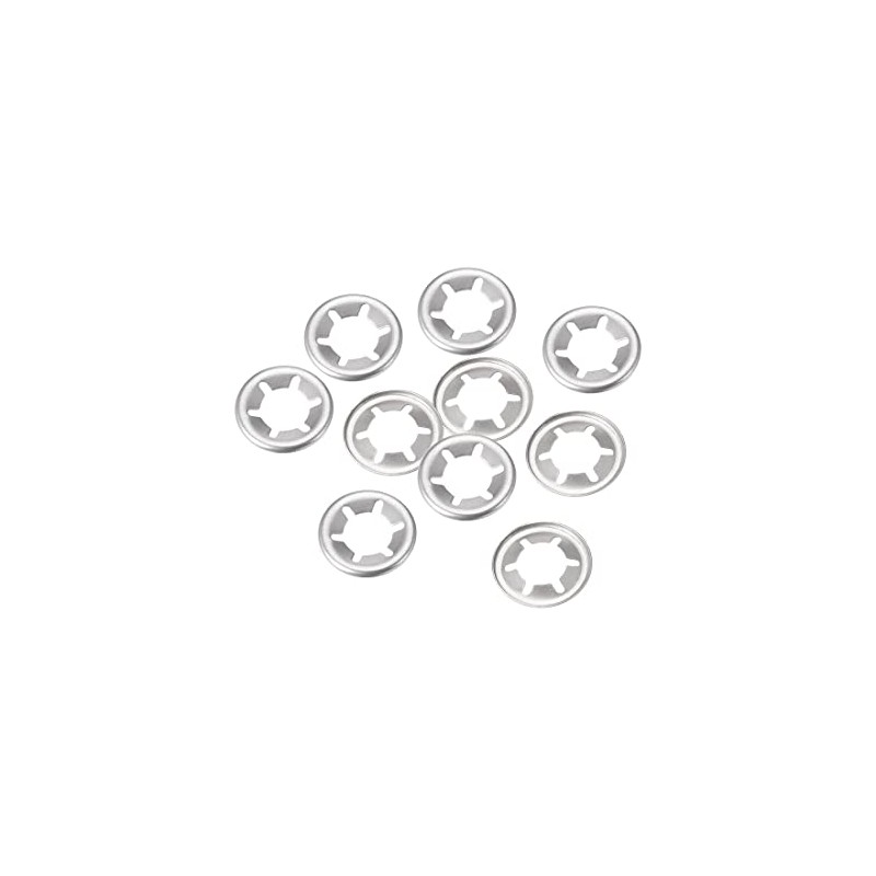 sourcing map Pack of 10 M7 Star Lock Washer 6.5