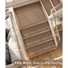 Non Slip Liner Stair Treads Matching Mat for Wooden Steps,