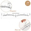 50Pcs Eyebrow Ruler Stencils - Abeillo Disposable Brow Ruler Sticker,