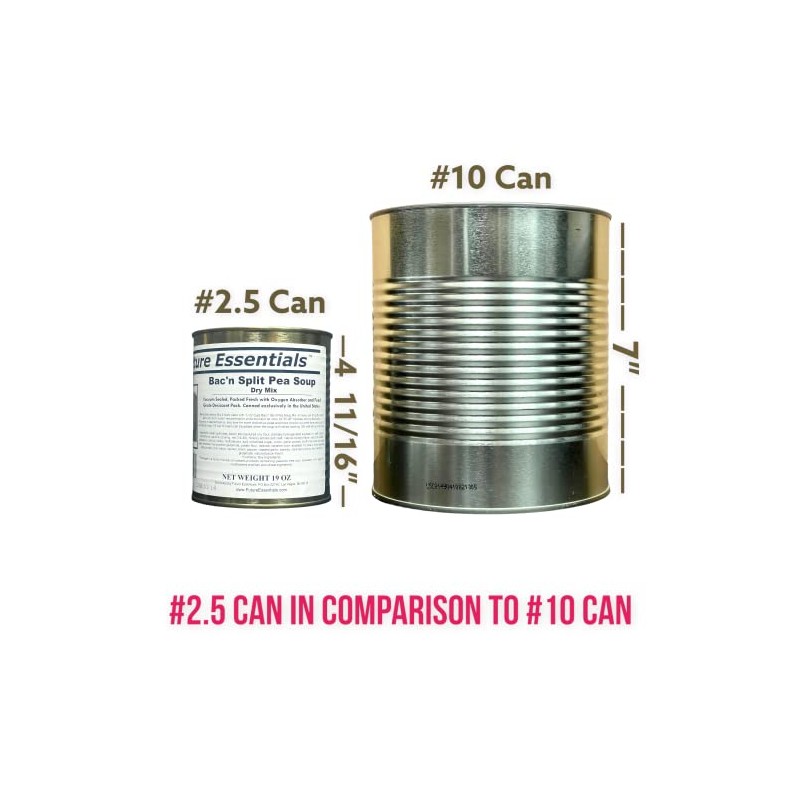 1 Can of Future Essentials Canned Bacon Split Pea Soup