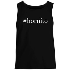 Tracy Gifts #hornito - Men's Hashtag Summer Tank Top, Black, X-Large