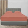 Comfy King Fitted Sheet, Wrinkle Free Plain Bedding Percale Fitted