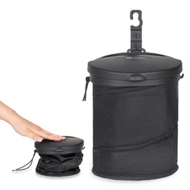 HEYNER Foldable Car Rubbish Bin Garbage Litter Multi Storage Organiser Bag Camping Travel H734300