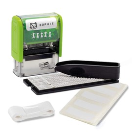 Trodat Deine Dinge Stamp Set to Set Yourself, German Layout, Self-Inking, Machine Washable, 38 x 14 mm, Black Ink.