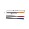 Metallor Guitar Nut File Set Double Edge Nut Slotting File