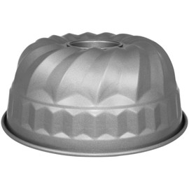 PME CSB112 Carbon Steel Non-Stick Fancy Ring Pan 8.6 x 4-Inch Deep, Grey, 1