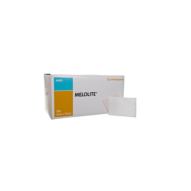 Smith & Nephew Melolite Low Adherent Dressing, 7.5 x 5