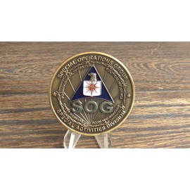Special Activities Division Cyber Warfare PSYOPS CIA SOG SAD Challenge Coin
