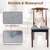 WUSOUPU Leather Seat Covers for Dining Chairs Waterproof Chair Seat