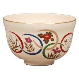 宮地 English Incense Matcha 碗 White Size: 12.4 Diameter x Height 7.8 cm 仁清 Flower Paper Box Stamped, 50-Pack