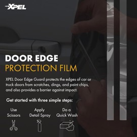 XPEL Protector de Borde de Puerta Extraancho R3023, 1.27 cm x 3.66 m, Transparente