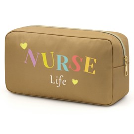 Nurse Gifts for Women Makeup Bag Nurses Week Gift Appreciation Present Cosmetic Bag Graduation Presents Nursing Student Assistant Pouch Nursing Keepsakes Retirement Thanksgiving Present