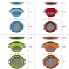QiMH Collapsible Colander and Strainer Set of 4, 2 PC