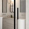 BaiNong 2pack 7 inch Stick on Shower Door Handles Adhesive