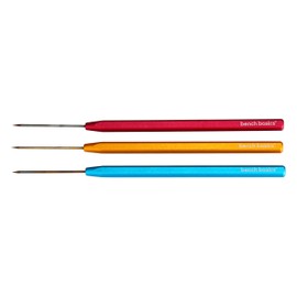 Pepetools Bench Basics Premium Titanium Soldering Picks Set of 3, Roll Proof Handle