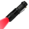 Red Light LED Flashlight 1 Pack, Zoomable, Water Resistant, 1