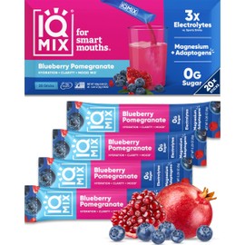 IQBAR IQMIX - Polvo de electrolitos hidratantes fórmula 4 en 1 para hidratación, claridad mental, estado de ánimo y recuperación. Mezcla de bebida... 