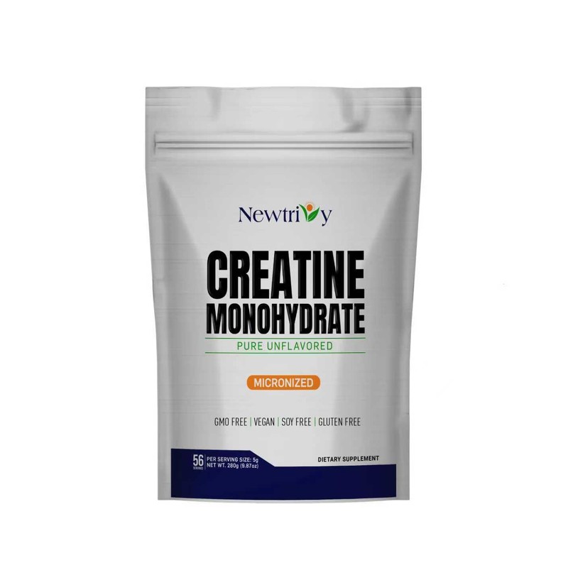 Creatina Monohidrato, Micronizada, Pura, Sin Sabor,280g (9.8oz)