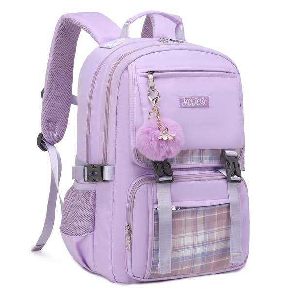 YOJOY Girls Backpacks 15.6 Inch Laptop School Bag Backpack for