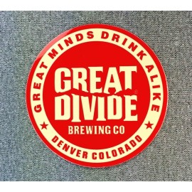 GREAT DIVIDE BREWING CO Sticker 4in si Brewery