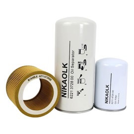 Filter Kit 6221372800 Oil Separator 6211472500 Oil Filter 6211473900 Air Filter, Suitable for air compressors