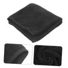 BIUDECO 2pcs Pure Cotton Black Hair Towel Quick Dry Soft
