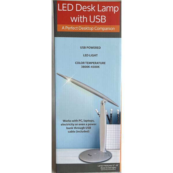 Unbranded LED Bendable Desk Lamp with USB