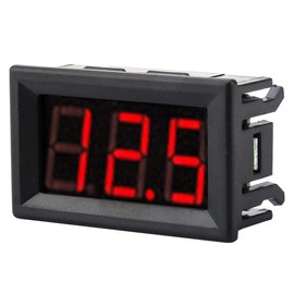 Volt?metro Digital Led 0,56 Pulgadas con Protecci?n Inversa Dc 0-100 V