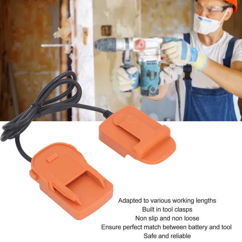 Lithium Battery Adapter Extension Cord Weight Reducer for RIDGID AEG