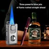 NINSI 5-in-1 Butane Torch Lighter, Windproof Triple Blue Flames, Adjustable