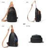LATMAP 7L Sling Bag for Women Men Crossbody Belt Bag