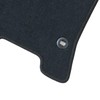 SecosAutoparts Replacement Black Velour Front & Rear Floor Mats Carpet