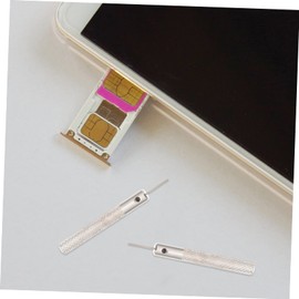Operitacx 10 Stück SIM Karten Tray Entferner Nadeln Handys SIM Karten Auswerfer für Einfache Nutzung Schonendes Entfernen