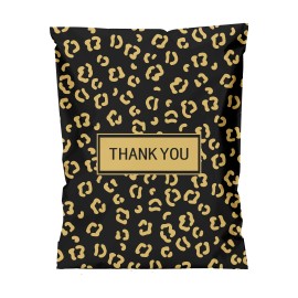 Poly Mailer Shipping Bags for Clothing Strong Thick and Self Adhesive Shipping Envelopes Cute Packaging Bags for Small BusinessColor: Black, Size: 10x13inch-100pack