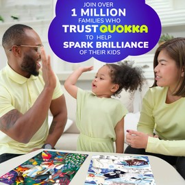 QUOKKA QUOKKA Puzzles for Kids Ages 4-6 - Set of 4x60 Jigsaw Puzzles for Toddlers 3-5 - Polar, Birds, Animals Toys for Children 6-8 yo - Gift Educational Game for Boys & Girls