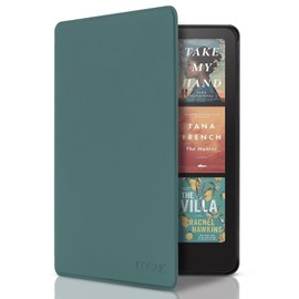 CoBak Case for 7 Inch e-Reader 2024 Smart Cover with Auto Sleep/Wake, Dark Green