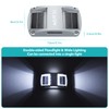 AGPTEK Solar Driveway Lights 12 Pack, White LED Deck Lights,
