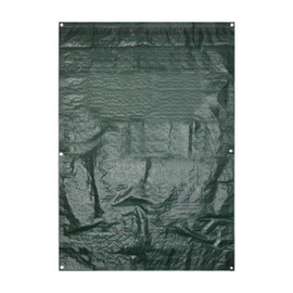 Mountain Warehouse Groundsheet - Waterproof, Mildewproof Shelter Tent, Metal Eyelets, Durable Canopy Cover, Lightweight Camping Tarp - For Outdoors, Summer, Camping Green