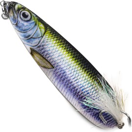 VMSIXVM Magnum Flutter Spoon Deep Sea Jigging Fishing Lures, 7.5-9 Inch Large Hard Metal Sinking Trolling Casting Striper Fishing Spoon Baits for Striped Bass, Salmon, Walleye, Saltwater, Freshwater