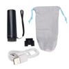 Portable Silicone Bidet Handheld Travel Electric Woman Bidet Sprayer (Black)