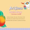 AriZona Mucho Mango - Fruit Juice Cocktail - 16 Fl
